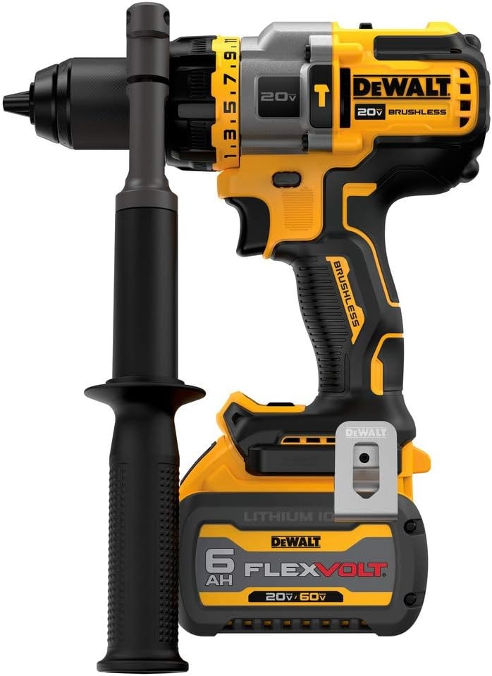 image:imageDEWALT FLEXVOLT ADVANTAGE 20V MAX Hammer Drill Cordless 12Inch DCD999T1