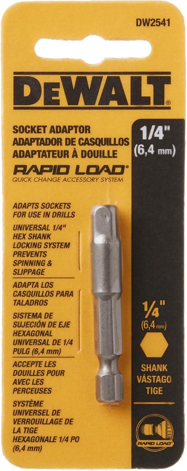 image:imageDEWALT Hex Socket Adapter 14Inch DW2541