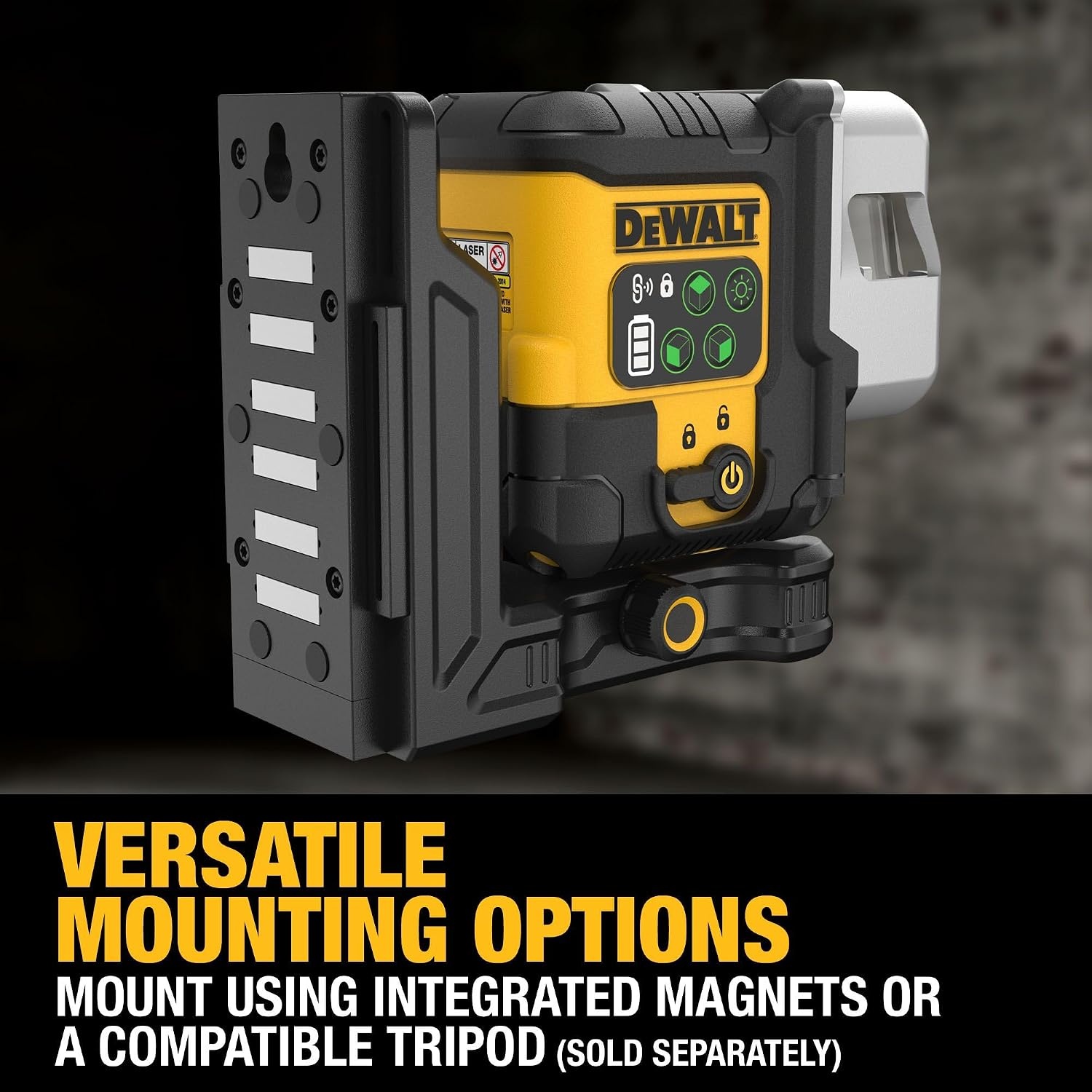 image:imageDEWALT Laser Level 360 Self Leveling 3 Way Green Laser Leveler Tool 12V MAX with 20Ah Battery Charger and Durable Carrying Case 100 Ft Tripod Compatible DW089LGLine Laset Base Kit