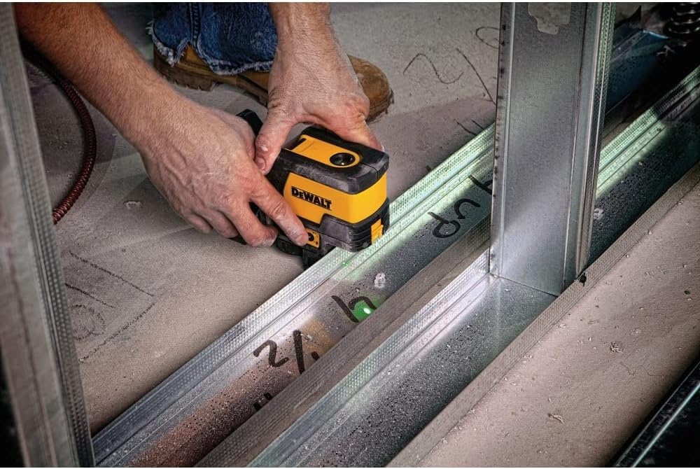 image:imageDEWALT Line Laser SelfLeveling Cross Line Red Beam DW088KAA Green