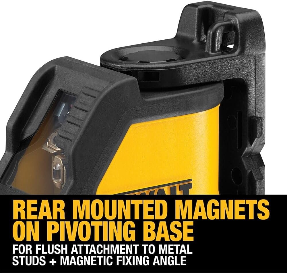 image:imageDEWALT Line Laser SelfLeveling Cross Line Red Beam DW088KCross Line Red