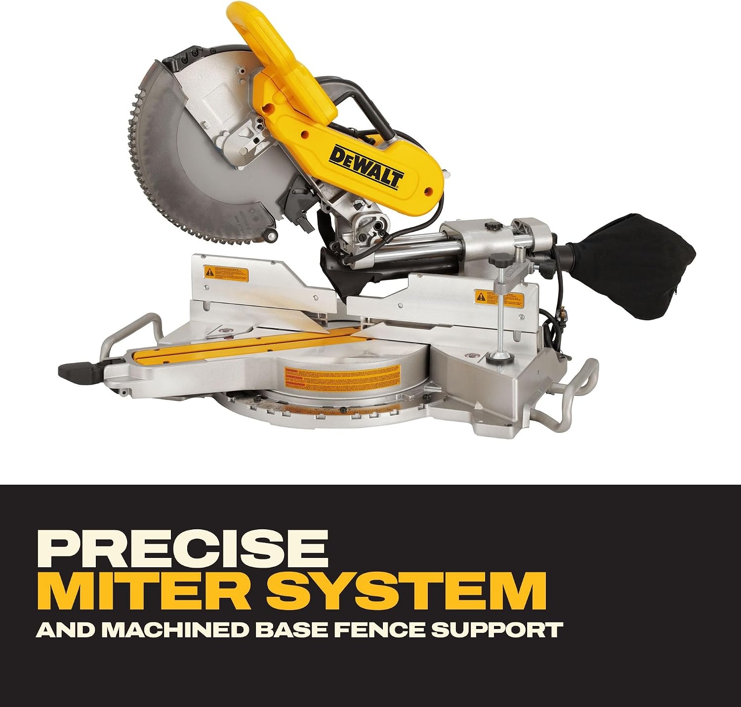 image:imageDEWALT Miter Saw 12 Inch Double Bevel Sliding Compound Miter Saw Includes Blade Wrench and Clamp Increased Crosscut Capacity Powerful 3800 RPM Motor 15 Amp DWS779