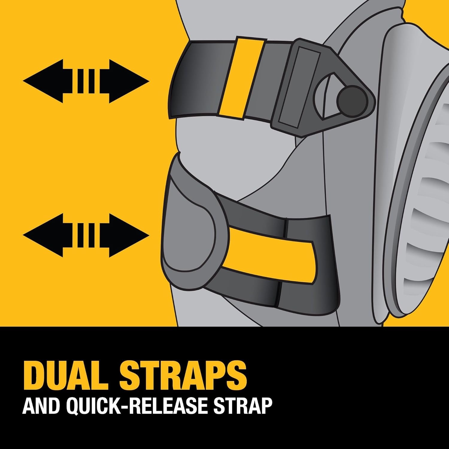 image:imageDEWALT NonMarring Knee Pads With Gel DWST590015
