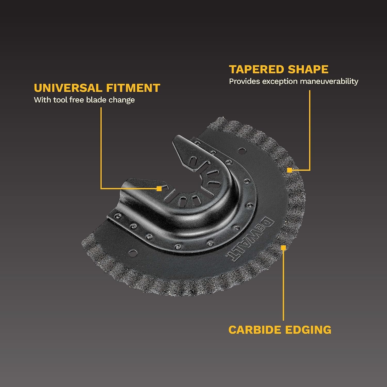 image:imageDEWALT Oscillating Fastcut Carbide Grout Removal Blade DWA4220