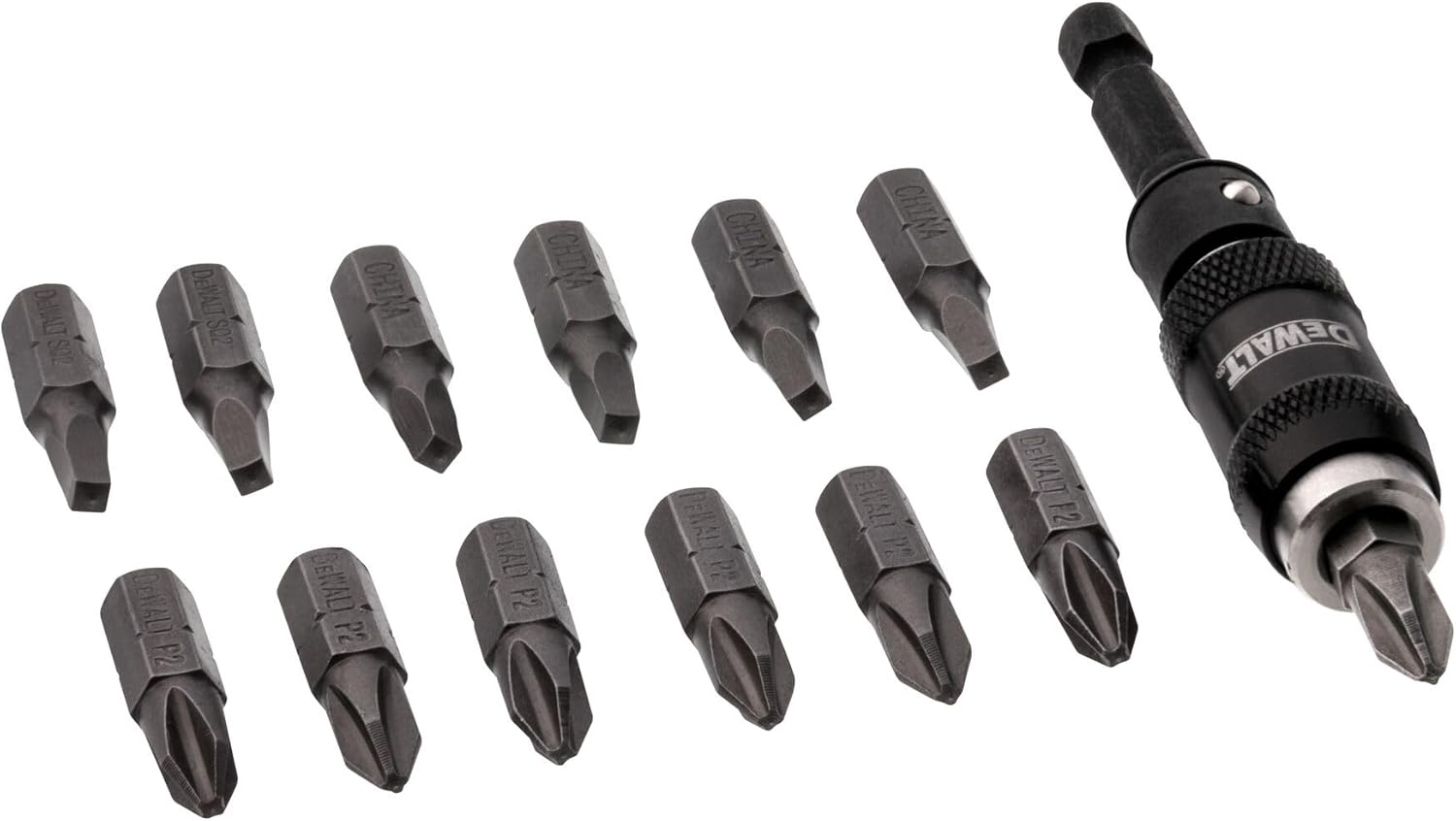 image:imageDEWALT Pivot Bit Holder Set with Screwdriving Bits and Magnetic Bit Holder 14 Piece DWPVTC14