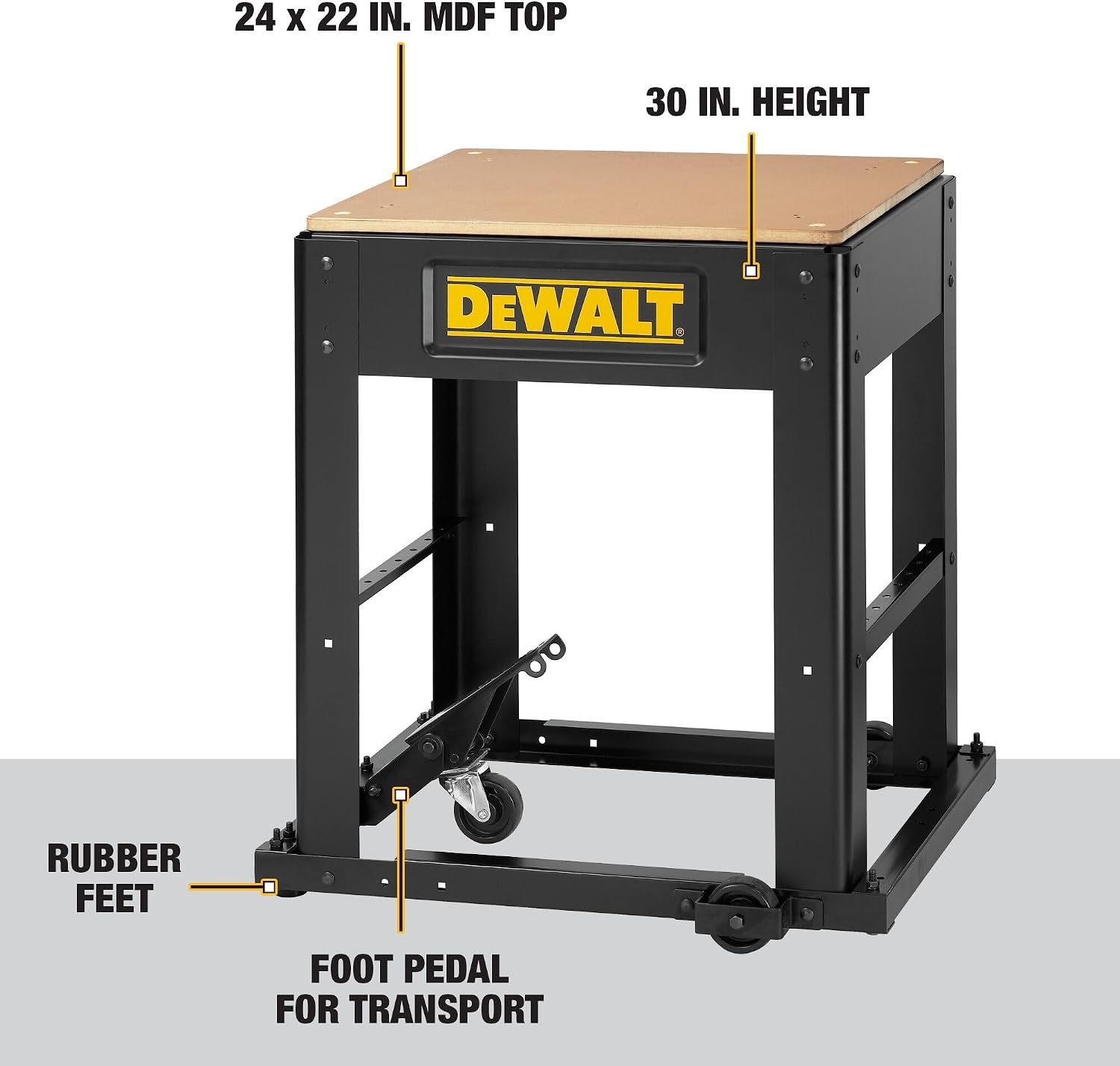 image:imageDEWALT Planer Stand with Integrated Mobile Base 24 x 22 x 30 DW7350Planer Stand