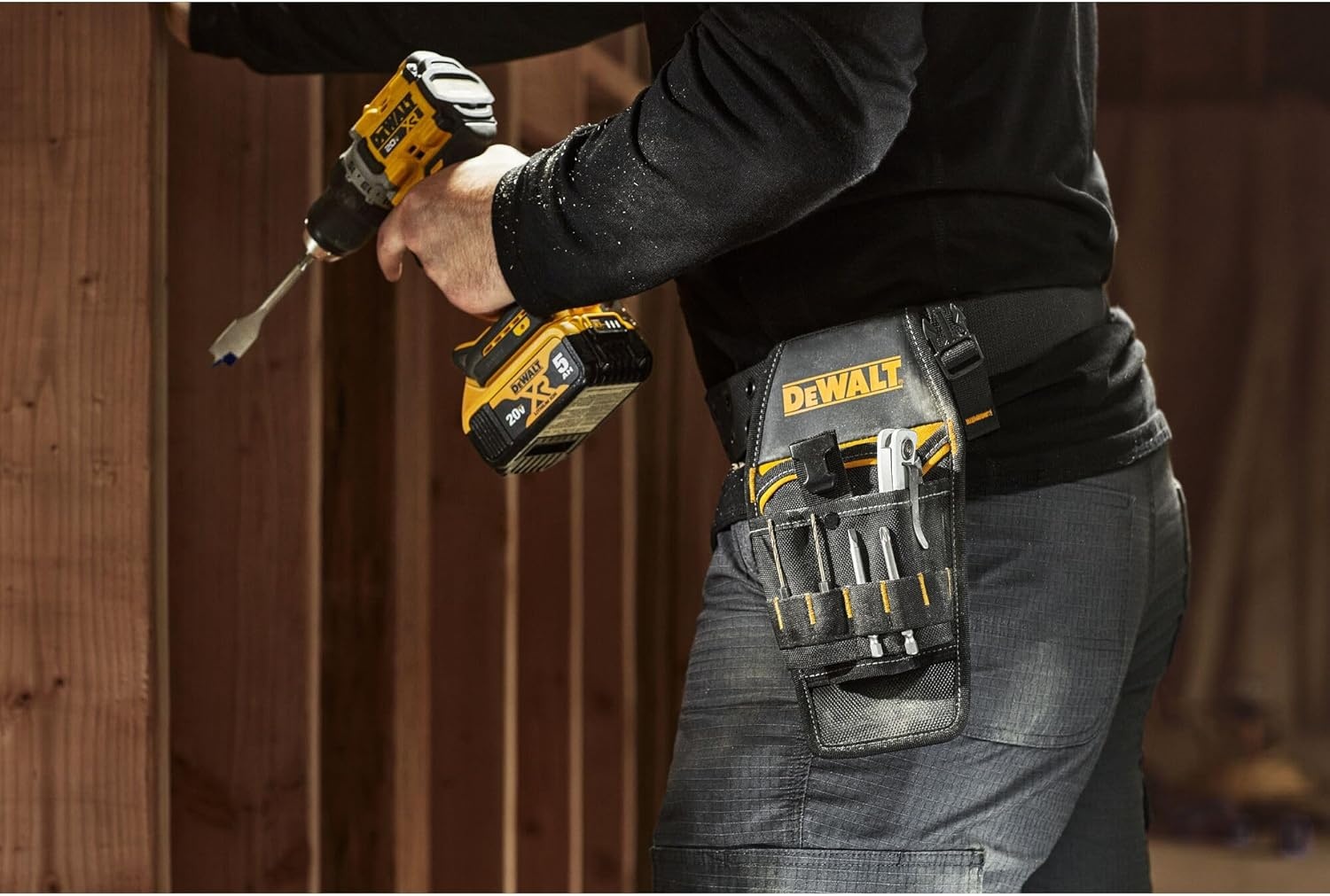 image:imageDEWALT Professional Tool Belt Organizer With Suspenders and 25 Pockets Heavy Duty Construction DWST540602One Size