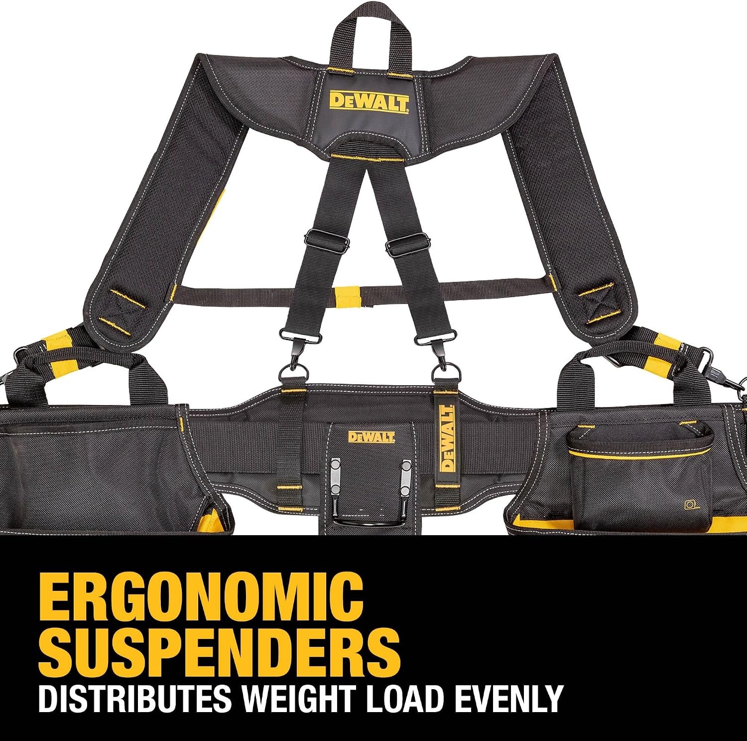 image:imageDEWALT Professional Tool Belt Organizer With Suspenders and 25 Pockets Heavy Duty Construction DWST540602One Size