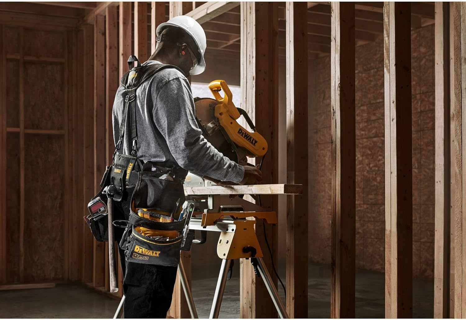 image:imageDEWALT Professional Tool Belt Organizer With Suspenders and 25 Pockets Heavy Duty Construction DWST540602One Size
