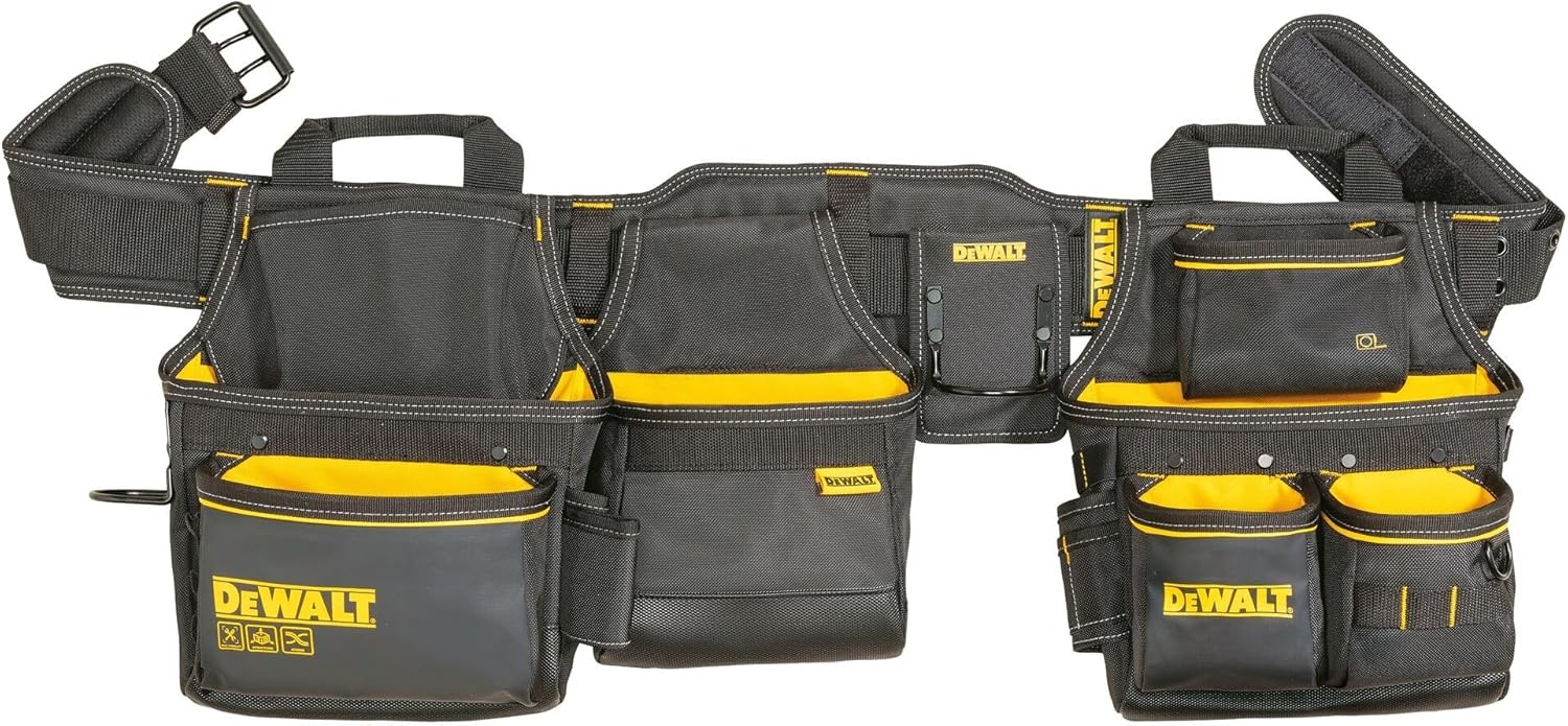 image:imageDEWALT Professional Tool Belt Organizer With Suspenders and 25 Pockets Heavy Duty Construction DWST540602One Size