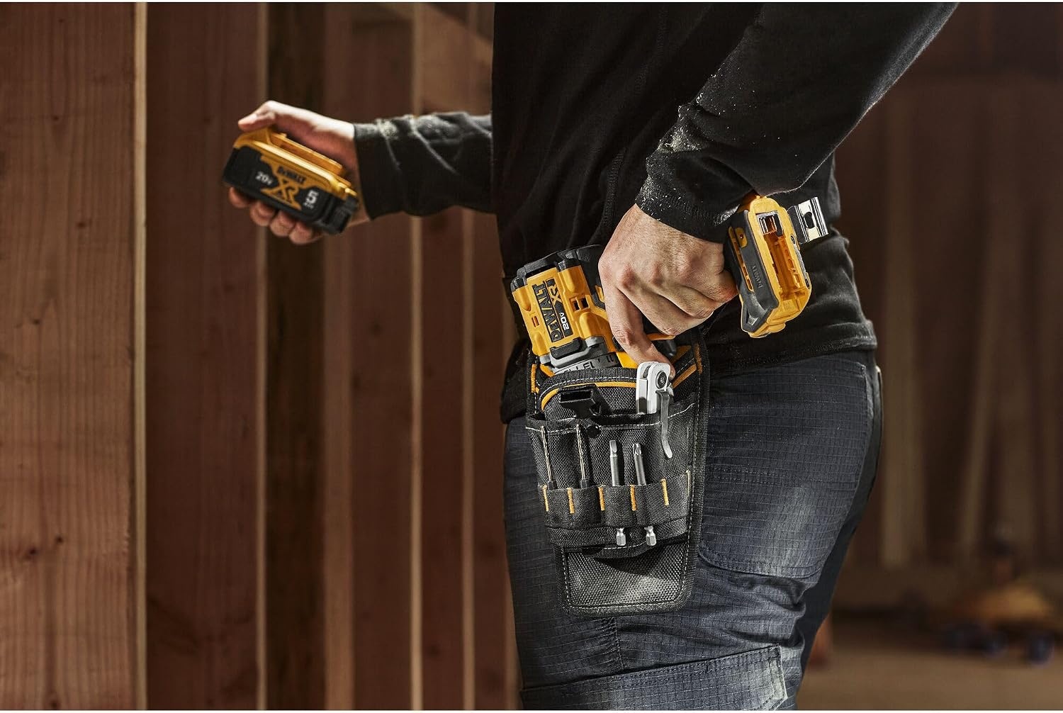 image:imageDEWALT Professional Tool Belt Organizer With Suspenders and 25 Pockets Heavy Duty Construction DWST540602One Size