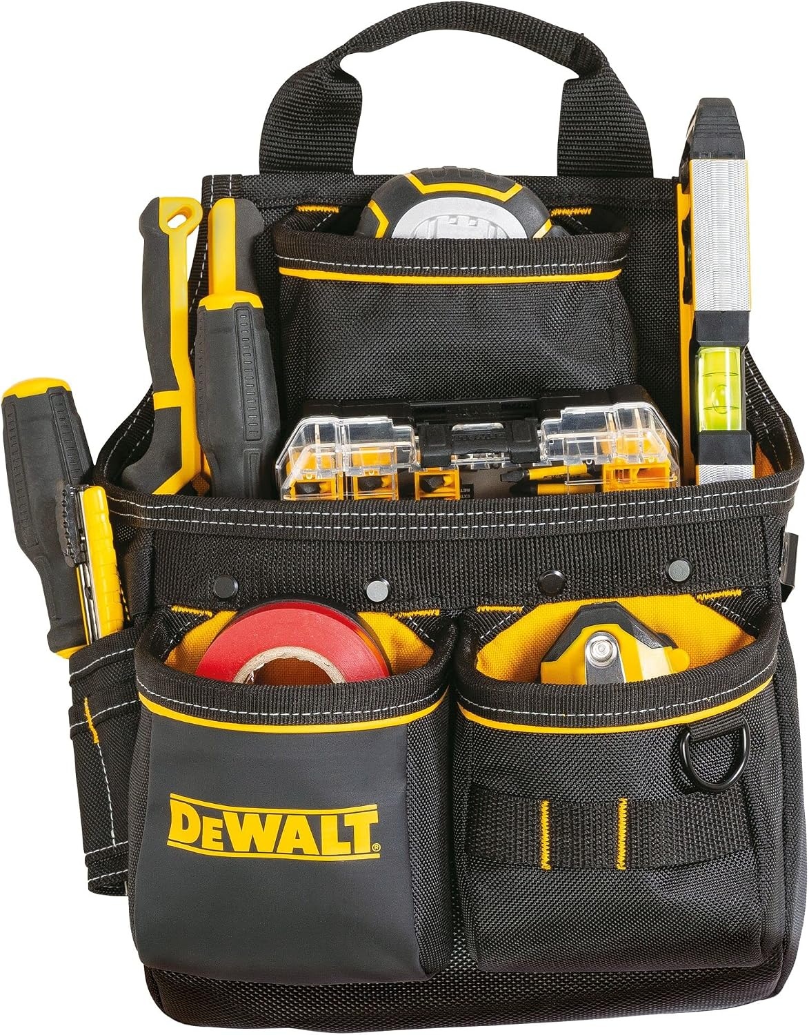 image:imageDEWALT Professional Tool Belt Organizer With Suspenders and 25 Pockets Heavy Duty Construction DWST540602One Size Pack of 6