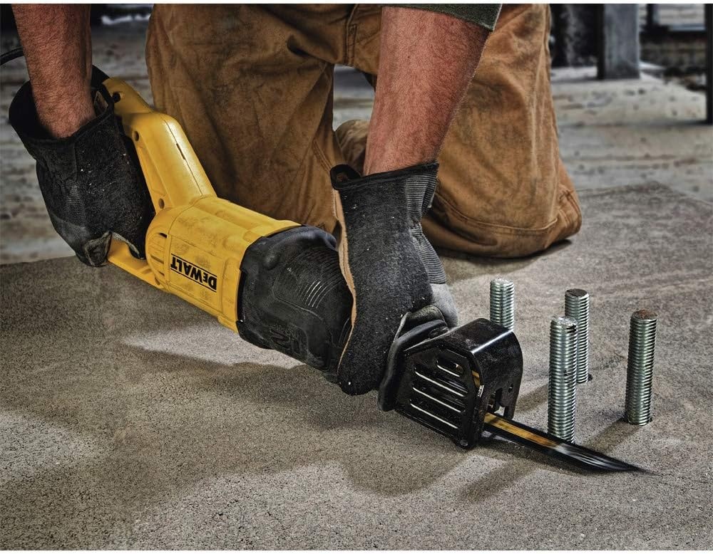 image:imageDEWALT Reciprocating Saw 12 Amp 2900 RPM 4Position Blade Clamp Variable Speed Trigger Corded DWE305Classic