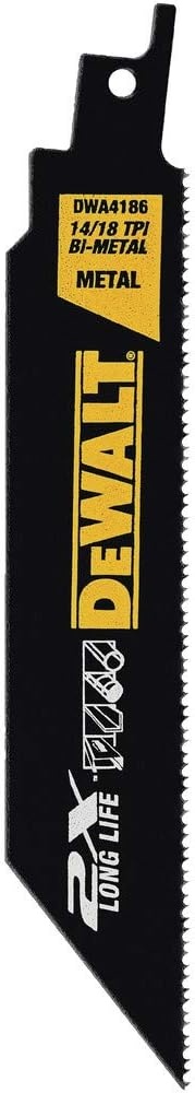 image:imageDEWALT Reciprocating Saw Blades BiMetal 6Piece Set DW48968piece 2X Set