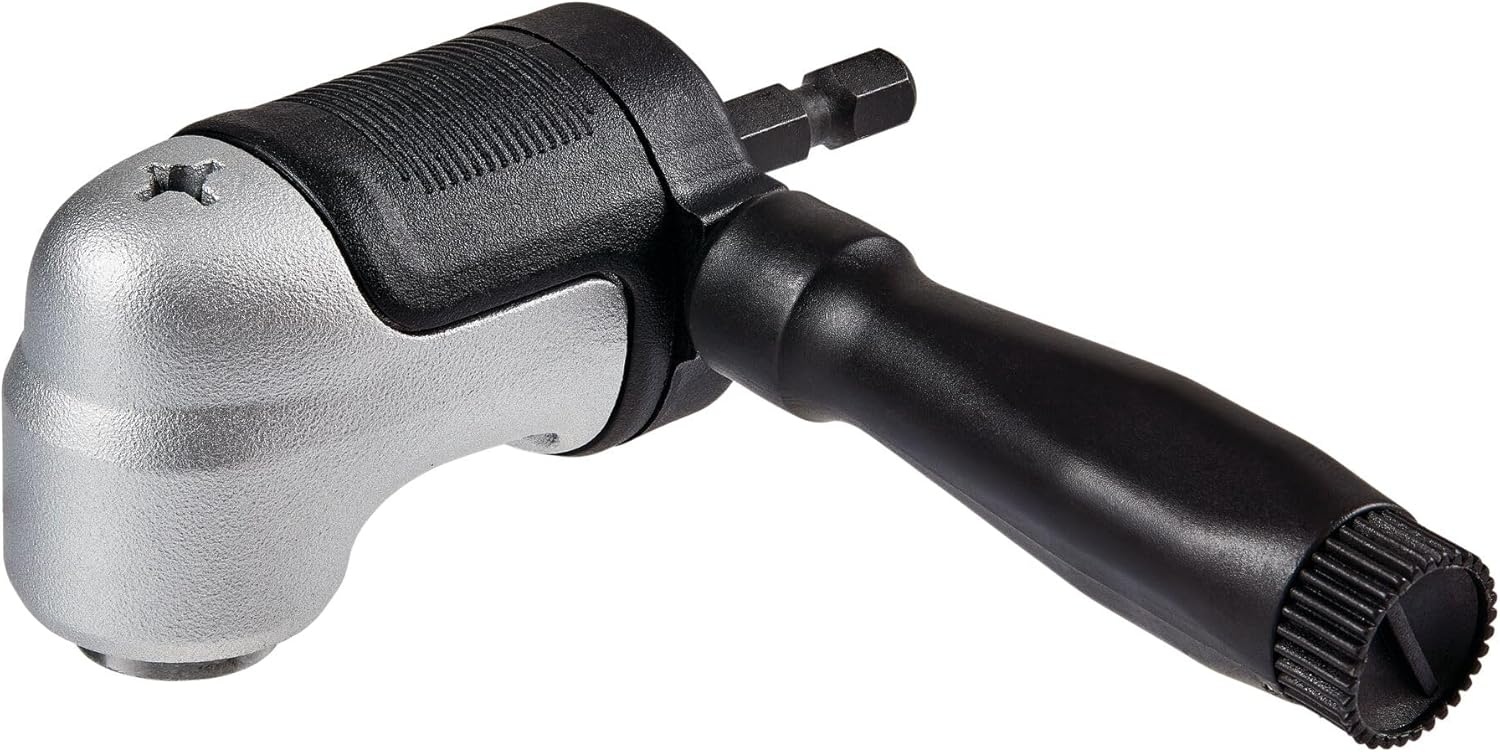 image:imageDEWALT Right Angle Drill Attachment 12 in 90 Degree Drill Adapter Compact 4in1 Modular FLEXTORQ Impact Ready Straight Flexible Shaft DWAMRASETFT12Inch