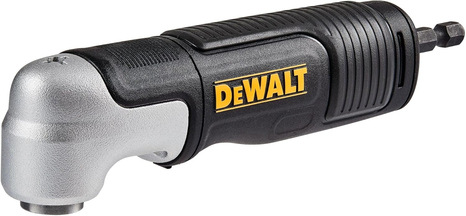 image:imageDEWALT Right Angle Drill Attachment 12 in 90 Degree Drill Adapter Compact 4in1 Modular FLEXTORQ Impact Ready Straight Flexible Shaft DWAMRASETFT12Inch