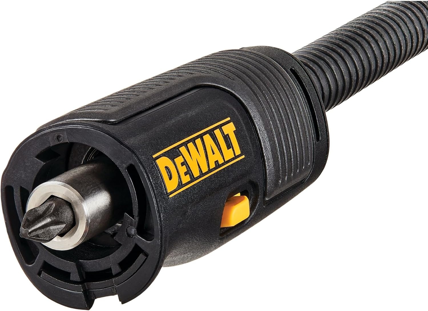 image:imageDEWALT Right Angle Drill Attachment 12 in 90 Degree Drill Adapter Compact 4in1 Modular FLEXTORQ Impact Ready Straight Flexible Shaft DWAMRASETFT12Inch Pack of 5