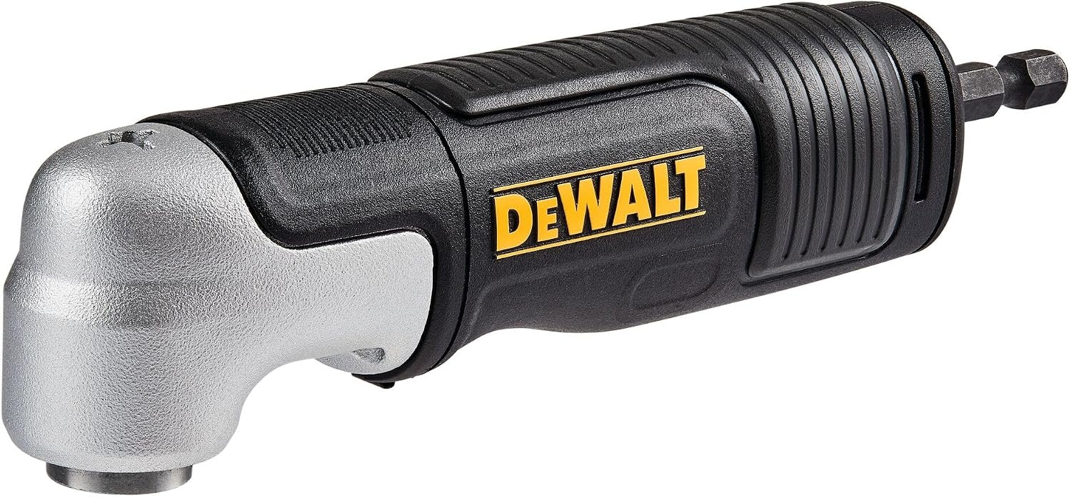 image:imageDEWALT Right Angle Drill Attachment 12 in 90 Degree Drill Adapter Compact 4in1 Modular FLEXTORQ Impact Ready Straight Flexible Shaft DWAMRASETFT12Inch Pack of 5