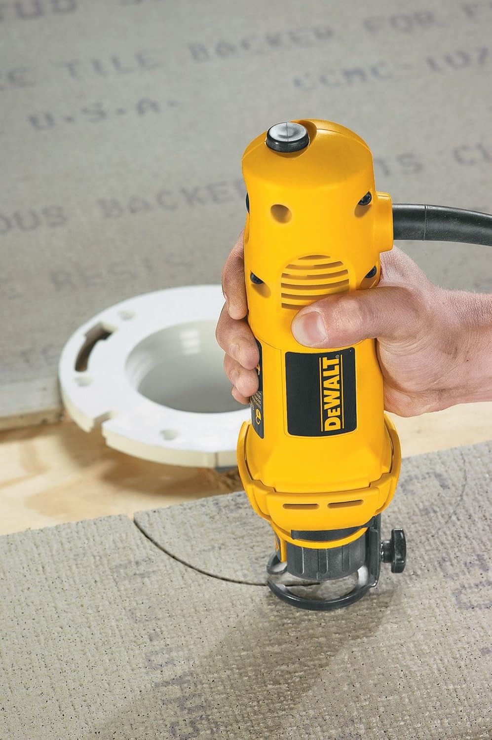 image:imageDEWALT Rotary Saw with 18Inch and 14Inch Collets 5Amp Corded DW660