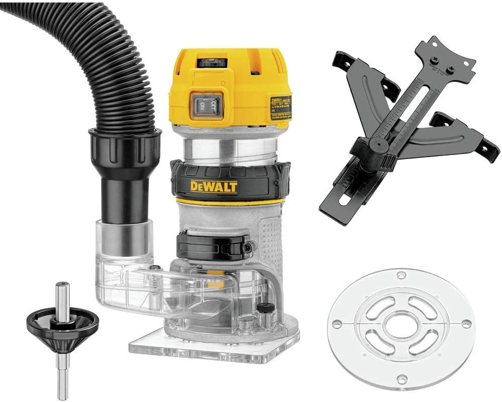 image:imageDEWALT Router Fixed Base 114 HP 77Amp Variable Speed Trigger Corded DWP611Router