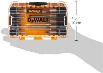 image:imageDEWALT Screwdriver Bit Set 100 Pc Impact Driver Bit Set with Drill Bits Magnetic Holder and Nut Drivers FlexTorq Impact Ready ToughCase Included DWA2FTS100One Size Pack of 5