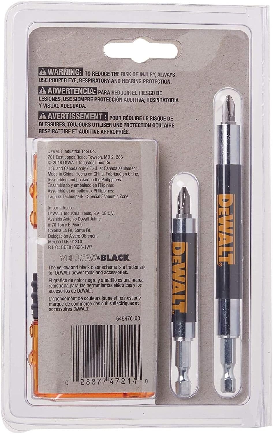 image:imageDEWALT Screwdriver Bit Set Magnetic Drive Guide 14Piece Pack of 1 DW2097CS1 Count Pack of 1