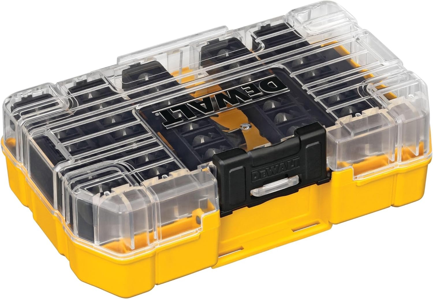 image:imageDEWALT Screwdriver Bit Set with Tough Case 45Piece DW2166 GreySilver Screwdriving Set with Tough CaseOne Size