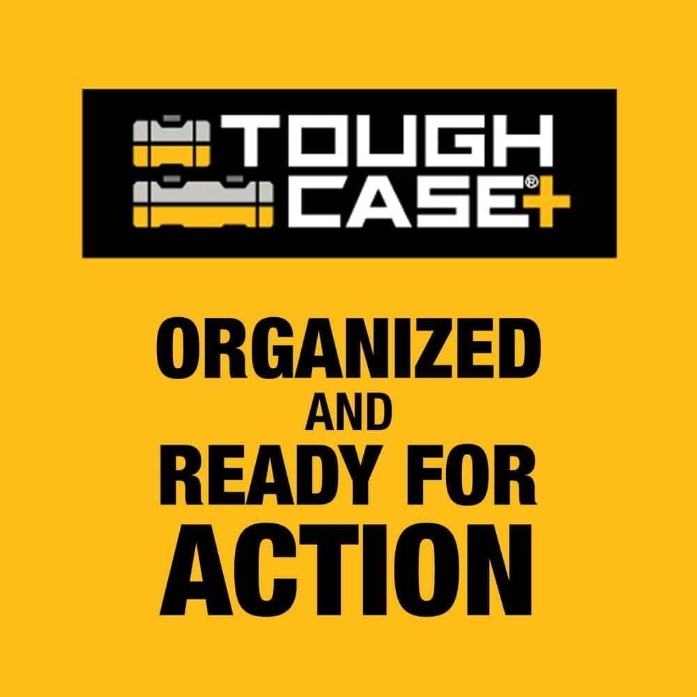 image:imageDEWALT Screwdriver Bit Set with Tough Case 45Piece DW2166 GreySilver Screwdriving Set with Tough CaseOne Size