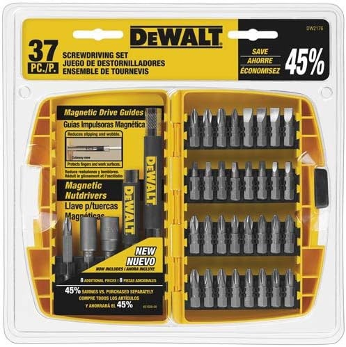 image:imageDEWALT Screwdriver Set 37Piece DW2176One Size