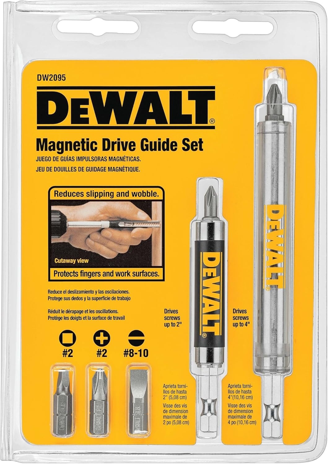 image:imageDEWALT Screwdriving Bit Set with Magnetic Drive Guide DW20951 Count Pack of 1
