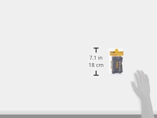 image:imageDEWALT Security Bit Set 31Piece Screwdriver Bit Set with Case Universal 14 In Hex Includeds Magnetic Bit Holder DWAX200One Size Pack of 5