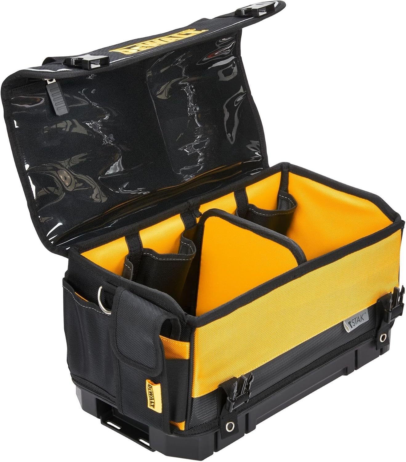 image:imageDEWALT TSTAK Tool Bag 16inch Durable Tote with Tool Organizer and Hard Bottom DWST17623One Size