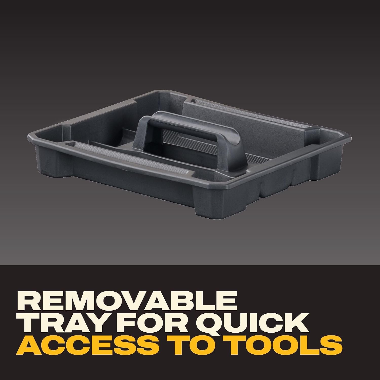 image:imageDEWALT TSTAK Tool Box Extra Large Design Removable Tray for Easy Access to Tools Water and Debris Resistant DWST17806