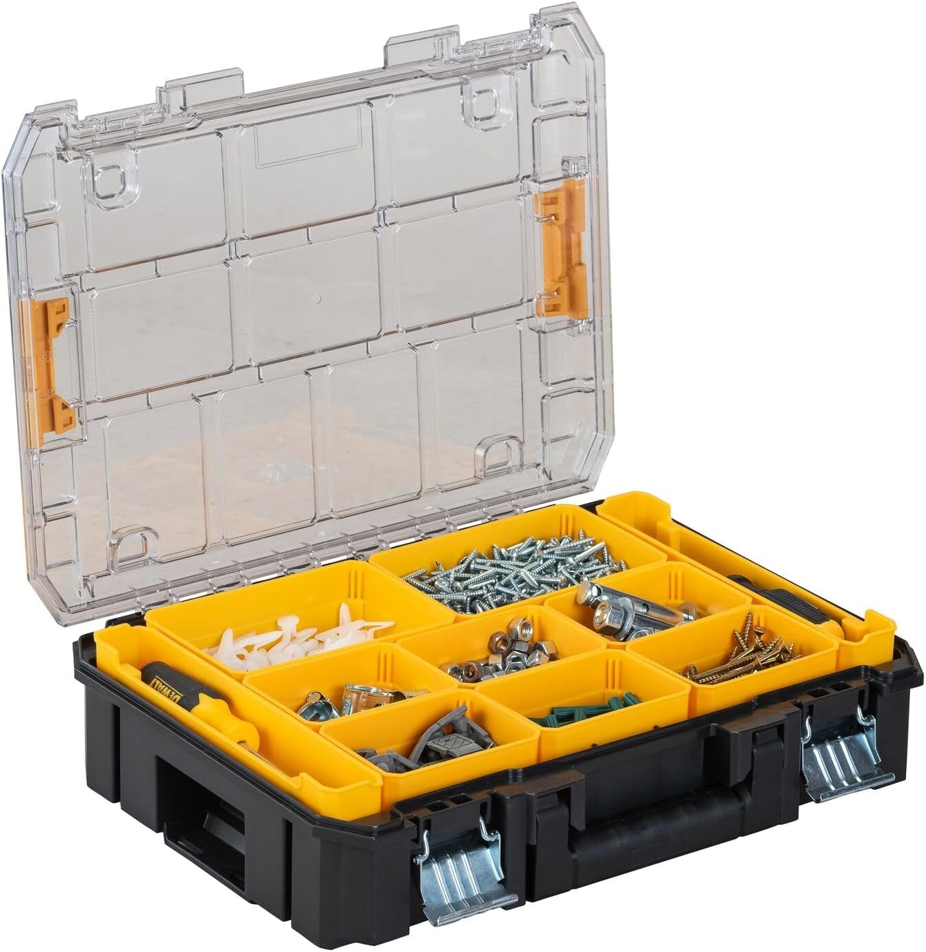 image:imageDEWALT TSTAK Tool Organizer Small Parts and Screw Organizer Tool Box with Removable Compartments DWST178051725 L x 1325 W x 462 H