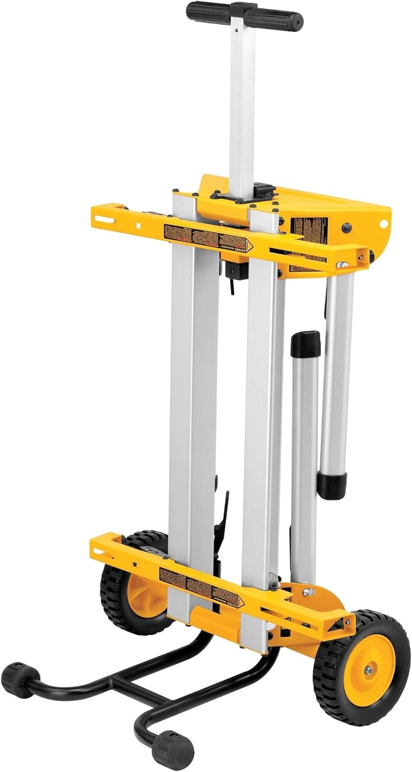 image:imageDEWALT Table Saw Stand Rolling Stand Collapsible and Portable Lightweight and Compact DW7440RS