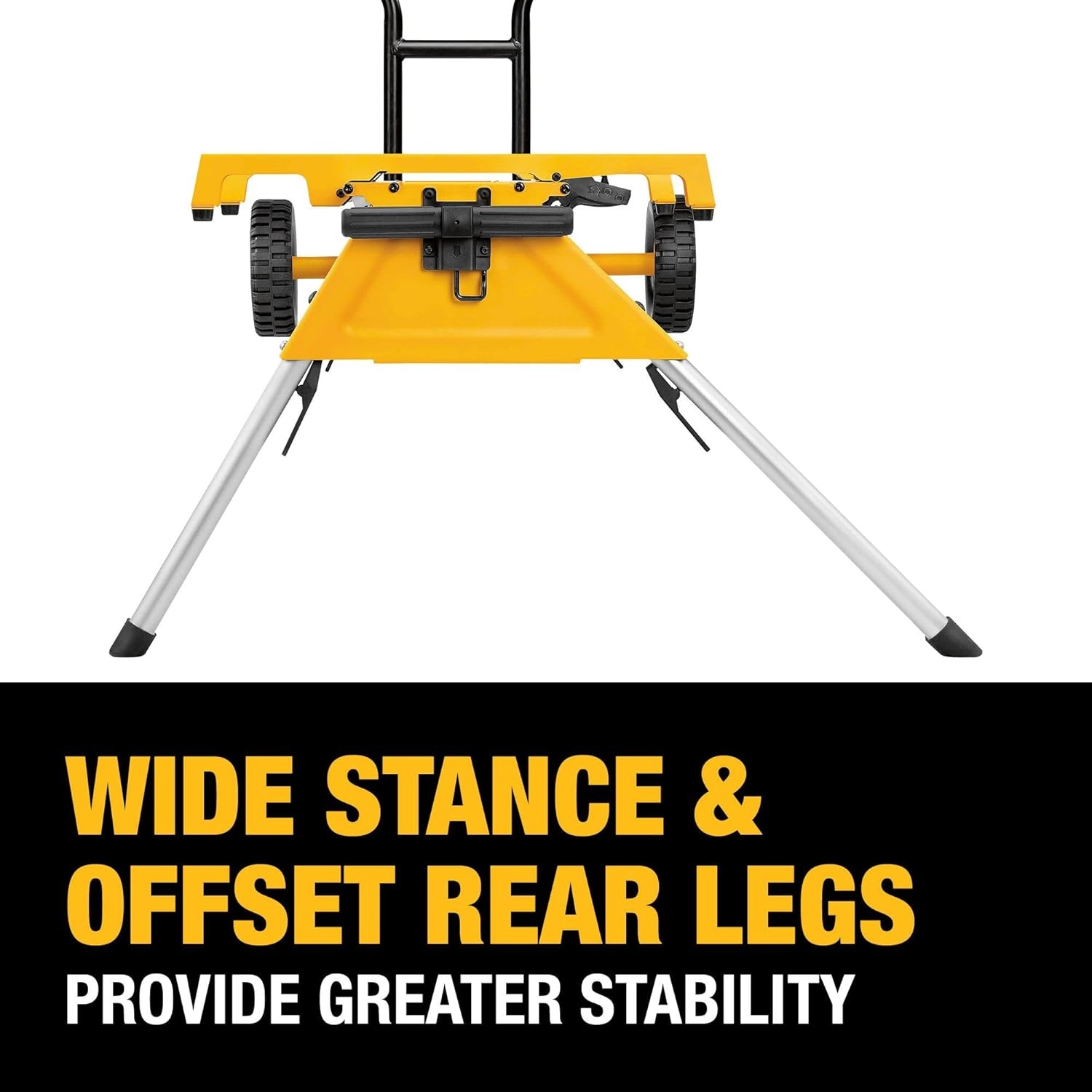 image:imageDEWALT Table Saw Stand Rolling Stand Collapsible and Portable Lightweight and Compact DW7440RS