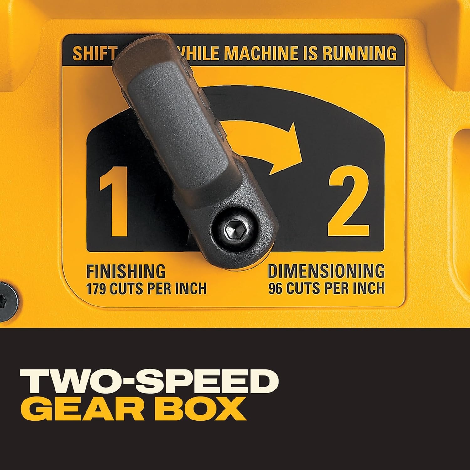 image:imageDEWALT Thickness Planer 13inch Wood Planer Three Knife Two Speed 15 Amp 20000 RPM Motor DW735X2Speed 13 wFeed Tables Extra Blades