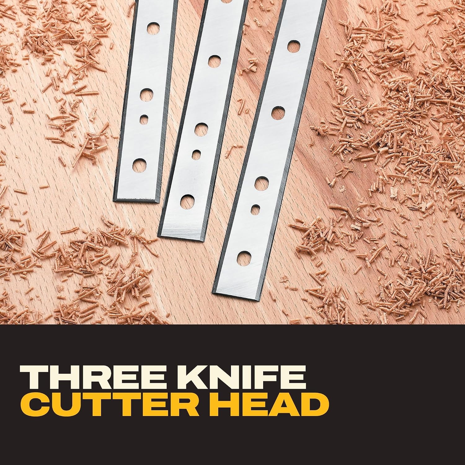 image:imageDEWALT Thickness Planer 13inch Wood Planer Three Knife Two Speed 15 Amp 20000 RPM Motor DW735X2Speed 13 wFeed Tables Extra Blades