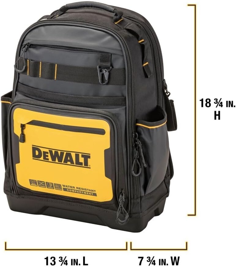 image:imageDEWALT Tool Backpack Tool Storage and Organization Durable and Water Resistant DWST560102