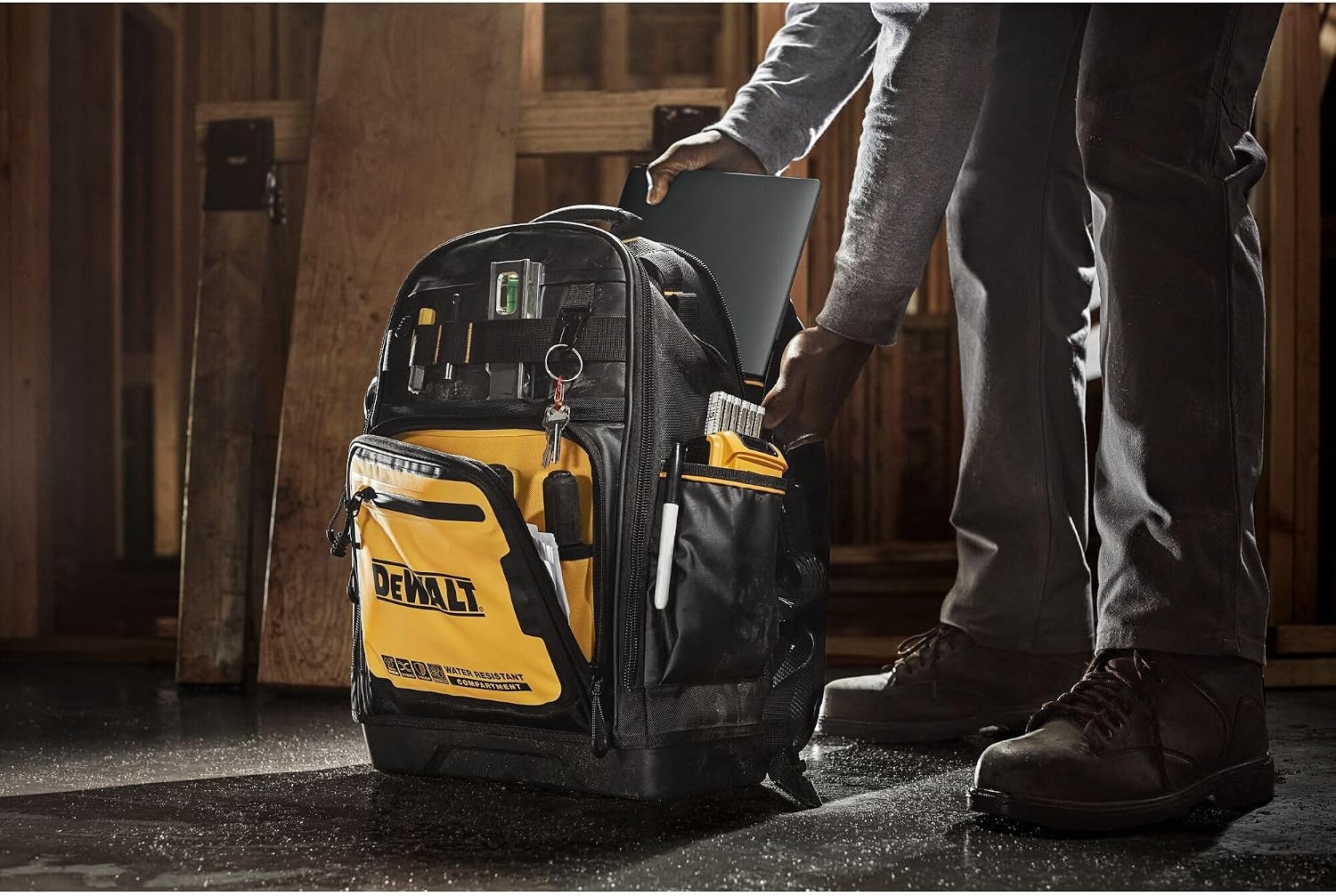 image:imageDEWALT Tool Backpack Tool Storage and Organization Durable and Water Resistant DWST560102