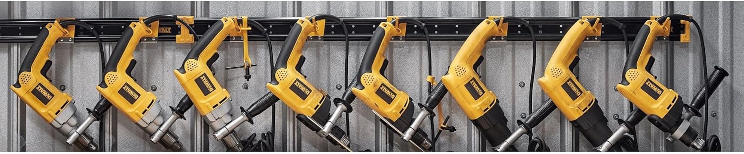 image:imageDEWALT Tool Organizer Hooks for Corded Power Tools 8 Pieces DEWALT Workshop Storage System Compatible DWST828178 Piece Corded Peg Set