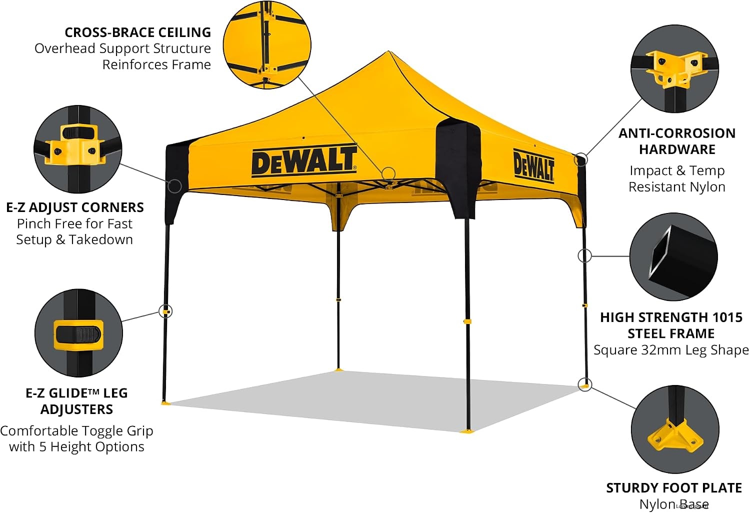 image:imageDEWALT Work Shelter 10 x 10 Canopy