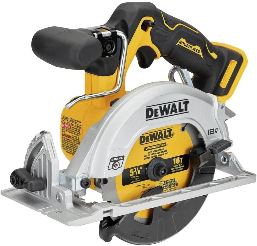 image:imageDEWALT XTREME 12V MAX BRUSHLESS 538 CIRCULAR SAW Tool Only DCS512BYellow