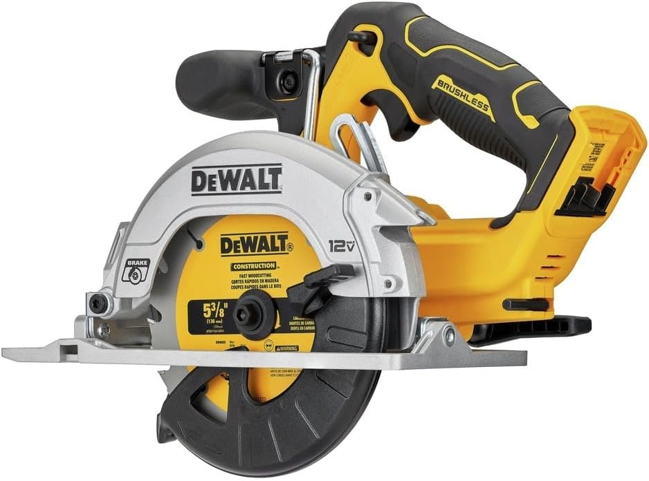 image:imageDEWALT XTREME 12V MAX BRUSHLESS 538 CIRCULAR SAW Tool Only DCS512BYellow