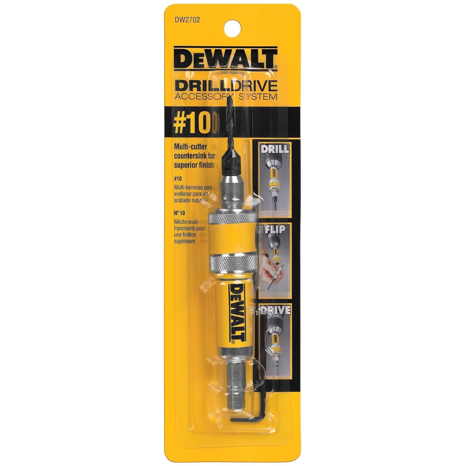 image:imageDeWalt DW2721 No8 Drill Flip Drive Replacement BitPack of 1