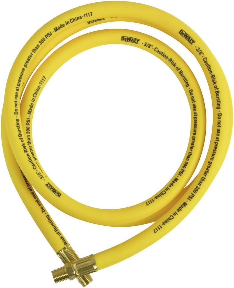image:imageDeWalt DXCM0120209 38 x 6 Premium Hybrid LeadIn Hose Yellow