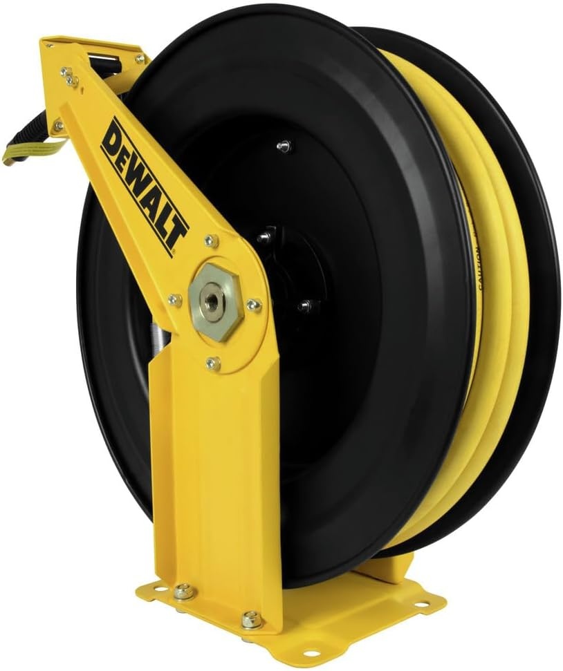 image:imageDeWalt DXCM0240343 Double Arm Hose Reel with 38 x 50 Premium Rubber Hose