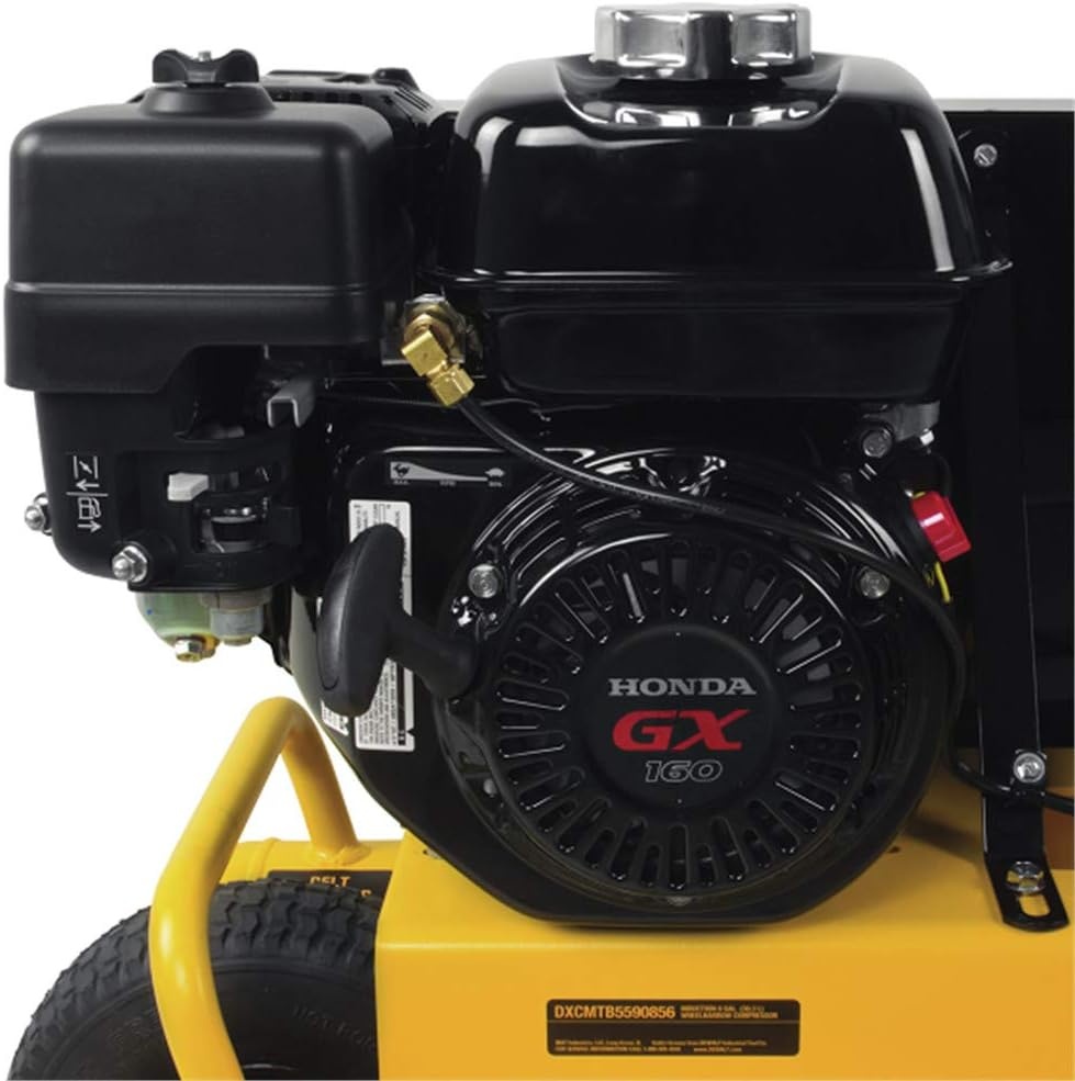 image:imageDeWalt DXCMTB5590856 Honda Powered Wheelbarrow Compressor 8 gallon