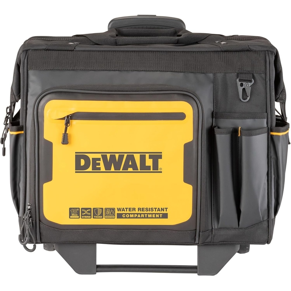 image:imageDEWALT 18 Inch Rolling Tool Storage Bag with 27 Pockets DWST560107Rolling Tool Bag