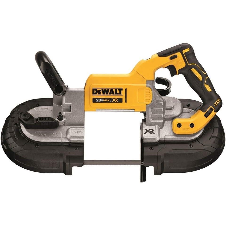 image:imageDEWALT 20V MAX Band Saw 5 Cutting Capacity Integrated Hang Hooks Portable For Deep Cuts Bare Tool Only DCS374BBand Saw
